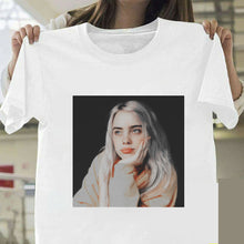 Load image into Gallery viewer, Billie Eilish T Shirt Harajuku Fans White Cotton Men Camiseta Mujer Hot Selling Man Aesthetic