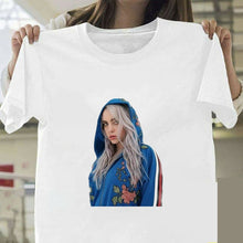 Load image into Gallery viewer, Billie Eilish T Shirt Harajuku Fans White Cotton Men Camiseta Mujer Hot Selling Man Aesthetic