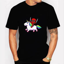 Load image into Gallery viewer, 2020  Harajuku T-shirt Deadpool T Shirt Casual Short Male
