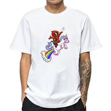 Load image into Gallery viewer, 2020  Harajuku T-shirt Deadpool T Shirt Casual Short Male
