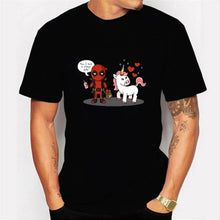 Load image into Gallery viewer, 2020  Harajuku T-shirt Deadpool T Shirt Casual Short Male

