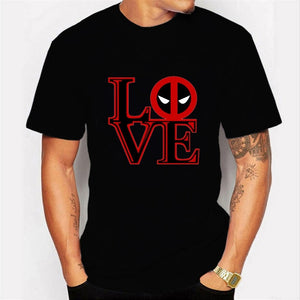 2020  Harajuku T-shirt Deadpool T Shirt Casual Short Male