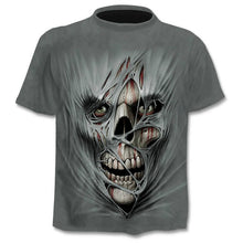 Load image into Gallery viewer, 2020 new t-shirt 3D love skull summer horror shirt male summer
