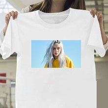 Load image into Gallery viewer, Billie Eilish T Shirt Harajuku  Fans White Cotton Men Camiseta Mujer Hot Selling Man Aesthetic
