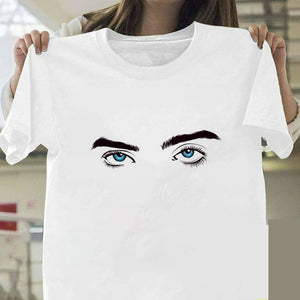Billie Eilish T Shirt Harajuku  Fans White Cotton Men Camiseta Mujer Hot Selling Man Aesthetic