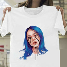 Load image into Gallery viewer, Billie Eilish T Shirt Harajuku  Fans White Cotton Men Camiseta Mujer Hot Selling Man Aesthetic
